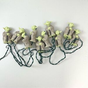 VTG 2008 Star Wars Yoda String Party Lights 10 Count Lucas Films